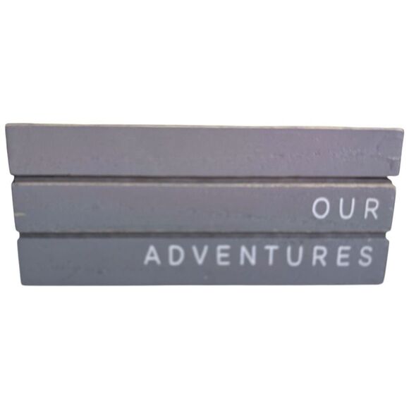 2pc Black & Gray Decorative Inspirational Memento Memory Keepsake Wood Boxes NEW - Picture 5 of 13